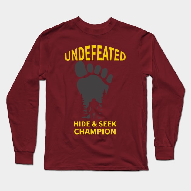 Undefeated Hide & Seek Champion Long Sleeve T-Shirt by Your dream shirt